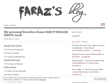 Tablet Screenshot of farazharoon.wordpress.com