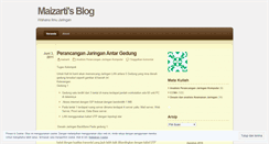 Desktop Screenshot of maizarti.wordpress.com