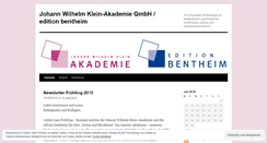 Desktop Screenshot of jwkakademie.wordpress.com