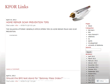 Tablet Screenshot of kforlinks.wordpress.com
