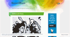 Desktop Screenshot of houseofkaos.wordpress.com