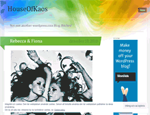 Tablet Screenshot of houseofkaos.wordpress.com