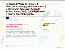 Tablet Screenshot of amici8.wordpress.com
