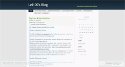 Desktop Screenshot of lel100.wordpress.com