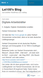 Mobile Screenshot of lel100.wordpress.com
