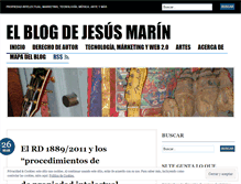 Tablet Screenshot of jesusmarintech.wordpress.com