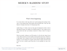 Tablet Screenshot of medek.wordpress.com