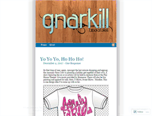Tablet Screenshot of gnarkill.wordpress.com