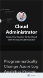 Mobile Screenshot of cloudadministrator.wordpress.com