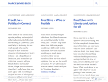 Tablet Screenshot of marcielynns.wordpress.com