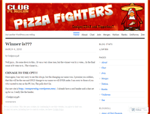 Tablet Screenshot of pizzafighters.wordpress.com