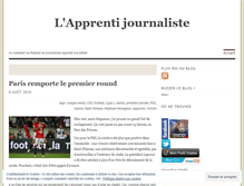 Tablet Screenshot of lapprentijournaliste.wordpress.com