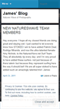 Mobile Screenshot of natureswave.wordpress.com