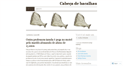 Desktop Screenshot of cabecadebacalhau.wordpress.com