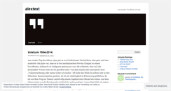 Desktop Screenshot of alextext.wordpress.com