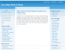 Tablet Screenshot of keluargamuslim.wordpress.com