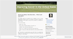 Desktop Screenshot of improvesoccerus.wordpress.com