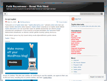 Tablet Screenshot of fatihbayantemur.wordpress.com