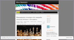 Desktop Screenshot of mironmarketeiropolitico.wordpress.com