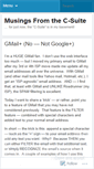 Mobile Screenshot of musingsfromthecsuite.wordpress.com