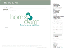 Tablet Screenshot of homederm.wordpress.com