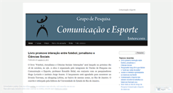 Desktop Screenshot of intercomesporte.wordpress.com