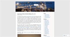 Desktop Screenshot of crimecarnival.wordpress.com