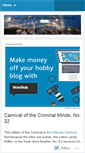 Mobile Screenshot of crimecarnival.wordpress.com