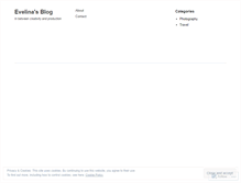 Tablet Screenshot of evelinasimkute.wordpress.com