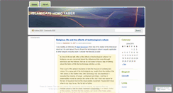 Desktop Screenshot of islamicatehomofaber.wordpress.com