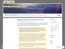Tablet Screenshot of islamicatehomofaber.wordpress.com