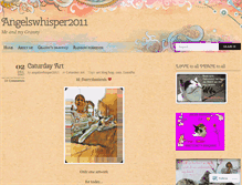 Tablet Screenshot of angelswhisper2011.wordpress.com