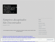 Tablet Screenshot of mundodosvampiros.wordpress.com