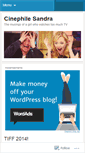 Mobile Screenshot of cinephilesandra.wordpress.com