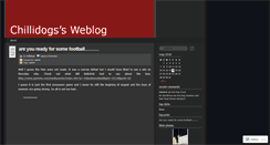 Desktop Screenshot of chillidogs.wordpress.com