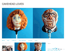 Tablet Screenshot of cakeheadloves.wordpress.com