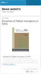 Mobile Screenshot of newzwatch.wordpress.com