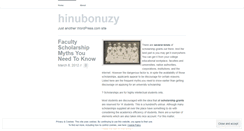 Desktop Screenshot of hinubonuzy.wordpress.com