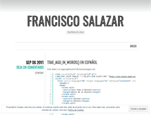 Tablet Screenshot of fralazar.wordpress.com