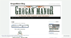 Desktop Screenshot of groganmanor.wordpress.com