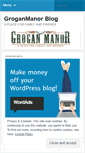Mobile Screenshot of groganmanor.wordpress.com