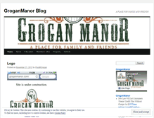 Tablet Screenshot of groganmanor.wordpress.com