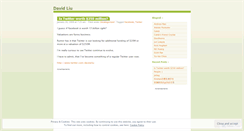 Desktop Screenshot of davidliu.wordpress.com