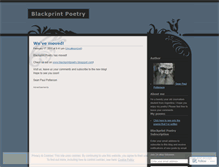 Tablet Screenshot of blackprintpoetry.wordpress.com