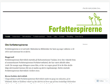 Tablet Screenshot of forfatterspirerne.wordpress.com