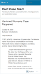 Mobile Screenshot of coldcaseteam.wordpress.com