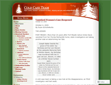 Tablet Screenshot of coldcaseteam.wordpress.com