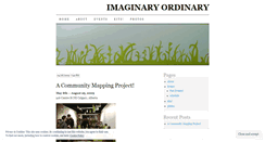 Desktop Screenshot of iimaginaryordinaryy.wordpress.com