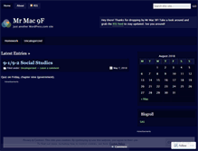 Tablet Screenshot of mrmac9.wordpress.com