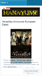Mobile Screenshot of hanayume.wordpress.com